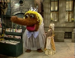 Snuffy as Ginarella's "Fairy Snufflemother"Sesame Street Episode 2708