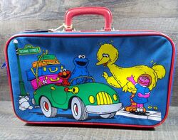 Buy the Vintage 90's Sesame Street Suit Case