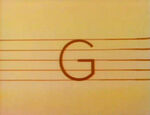 Letter G Upper and Lower Case (holdover from season 17)