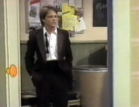 Michael J. Fox in [{Family Ties]] footage