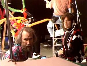 Henson directs a scene from the special.