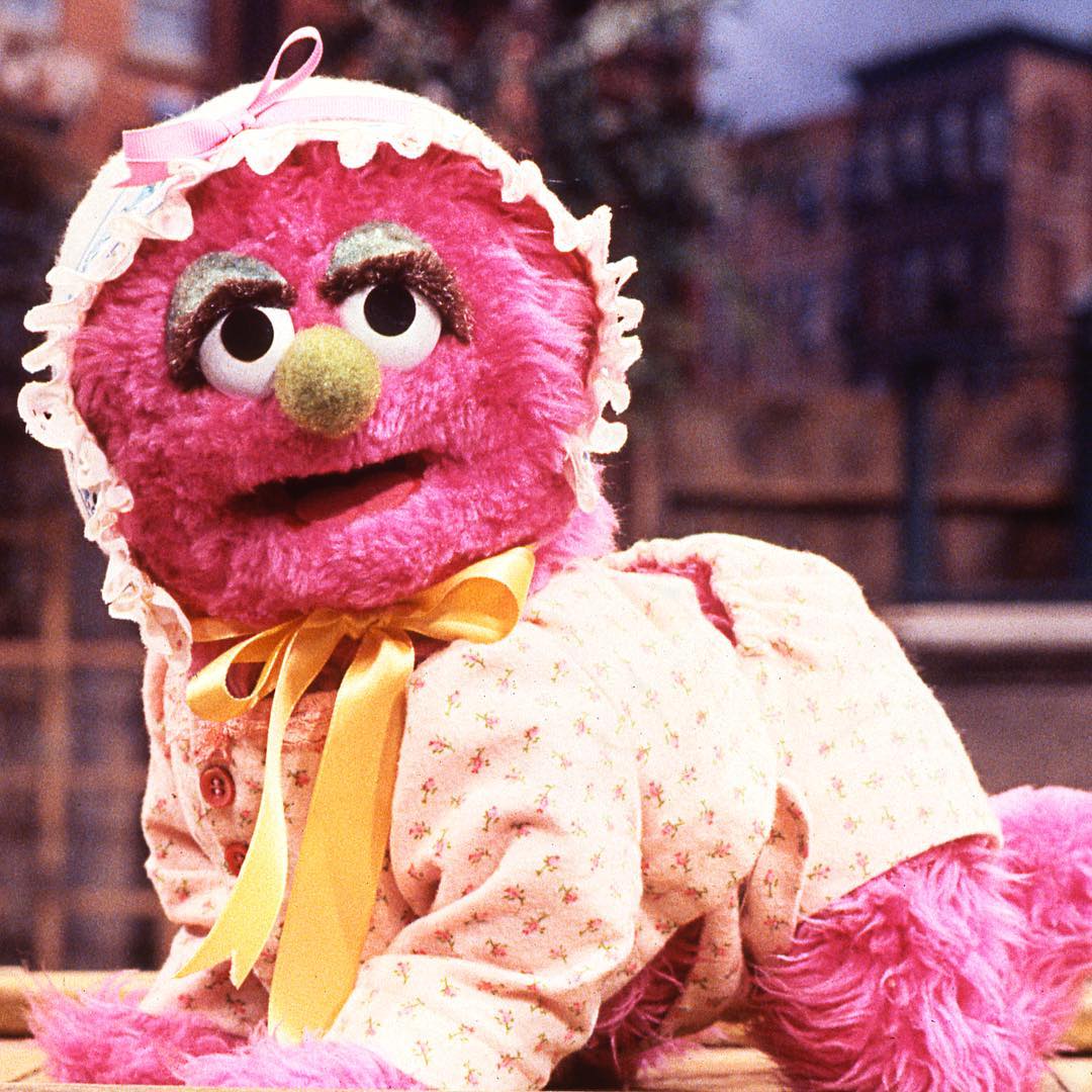 Baby Natasha first appeared on Sesame Street in season 17. 