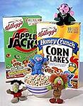 Grover, Benny Rabbit, Count von Count and Sherlock Hemlock mini beans could be founded in Kellogg's Apple Jacks and Kellogg's Honey Crunch Corn Flakes