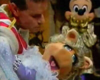 Piggy, oblivious of Mickey on 1989's The Disney Christmas Special.