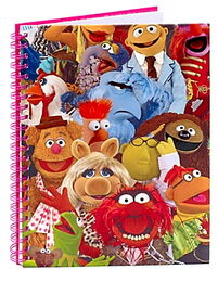 The Muppets A4 notebook 2012