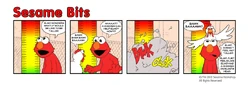 BigElmoFunComicStrip.jpg (136 KB) A comic strip posted online by Sesame Workshop to promote the DVD release.
