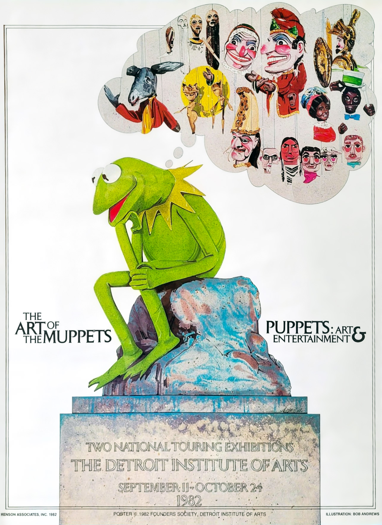 Fuzzy Blue Puppet - Muppets - Posters and Art Prints