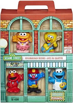 Sesame Street Neighborhood Friends Mini-Figures Wave 2 Case of 4