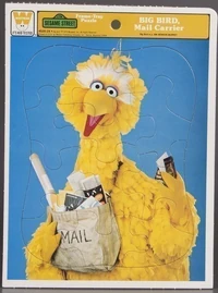 "Big Bird, Mail Carrier" 1979, Whitman
