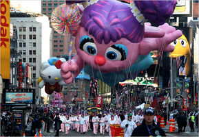 Abby Cadabby balloon in the 2007 Macy's Parade