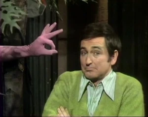 The purple hand asks Bob if it can do something by itself in 