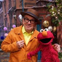 Elvis Costello and Elmo