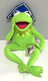 Kermit the Frog as Captain Abraham Smollett from Muppet Treasure Island, 15 inches 1996