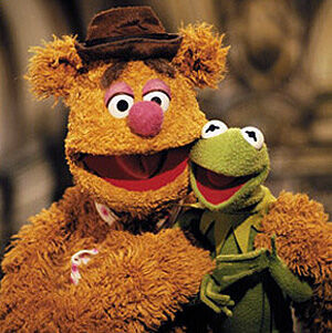 muppets fozzie bear and kermit