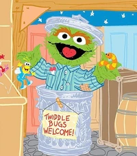 TuckedInTwiddleSign.jpg (102 KB) "All Tucked In on Sesame Street!"