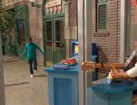 A view looking down the street from the Subway, showing a new store added in 2008.