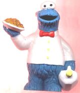 Cookie Monster as a milkman