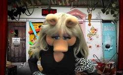 Piggy wonders if she looks big online.