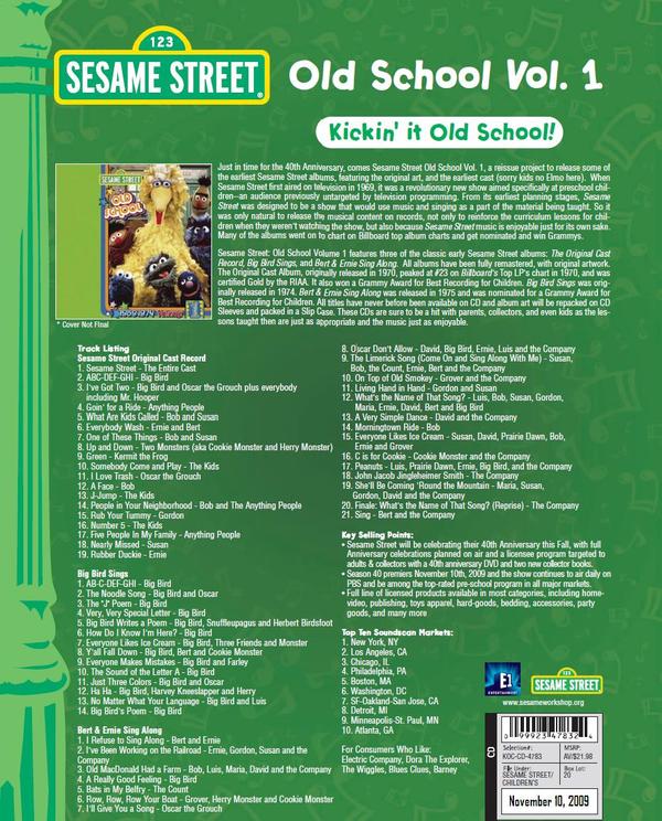 Old School: Volume 1 (CD) | Muppet Wiki | Fandom