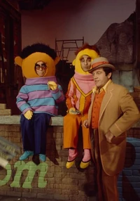 George Burns and Danny Thomas as Ernie and Bert, sort of