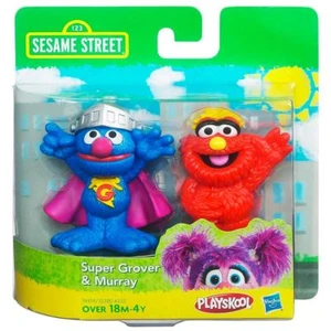 HasbroPlayskool-SesameStreet-2Pack-SuperGrover&Murray.jpg (29 KB) Super Grover and Murray figures pack 2011