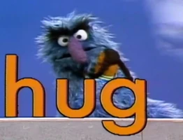 An Anything Muppet girl & Herry MonsterSesame Street sketch