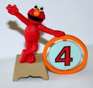 Elmo with a 4