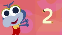 DisneyJuniorMusic-20-ReadyForPreschool-Numbers-GonzoNumber2.png (392 KB) Baby Gonzo presents the number, Disney Junior Music: Ready for Preschool video "Numbers"