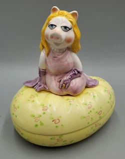MUPPET SHOW FIGURINE LES VIEUX CÉRAMIQUE SIGMA MADE IN JAPAN