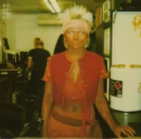Tina Thomsen behind the scenes