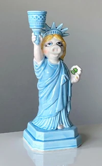 Sigma Ceramics candlestick c. late 70s/early 80s