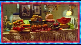 Singing Food Me Party.png (2.82 MB) Food at Miss Piggy's dressing room during "Me Party" in The Muppets