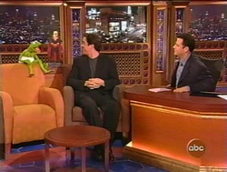 JKL 2003-10-03 Kermit and Dean Cain