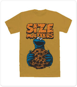 Mighty Fine Sesame Street Fabulous Cookie Monster T-Shirt - S