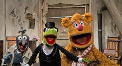 Kermit, Fozzie, and Gonzo