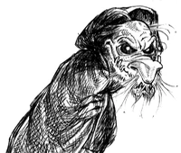 A later sketch by Frith more closely resembles his final design