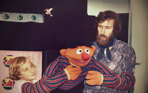 Brian Henson right hand Ernie