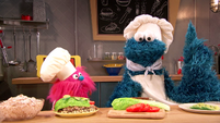 Cookie Monster's Foodie Truck: Tuna and Avocado Sandwich