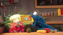 Cookie Monster's Foodie Truck: Succotash with Onions