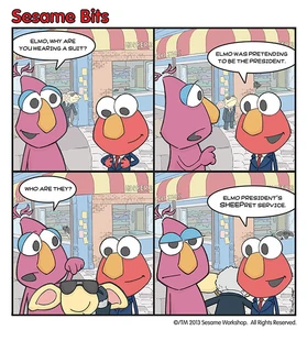 Comic to promote Elmo the Musical (May 7, 2013)