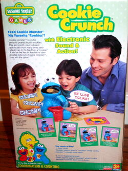 Cookie Monster Count' n Crunch , a great new toy for Christmas , watch him  eat cookies.. 