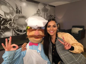 LillySingh.jpg (120 KB) Singh with the Swedish Chef in 2017
