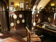 Kermit's collection of banjos.