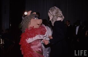 "Jim Henson" dancing with Miss Piggy