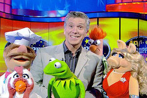 Bergeron and the Muppets in 2010.