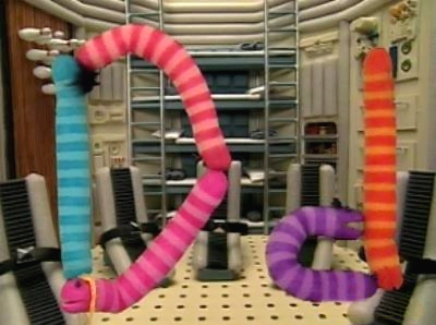 sesame street worms in space