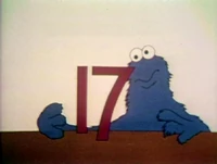 Cookie makes a brief cameo in an animated segment demonstrating numbers 1 through 20, in which he discovers and devours the number 17. (First: Episode 0350)