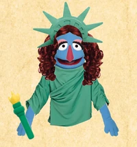 The Muppet Whatnot Workshop offers a Lady Liberty outfit 2008