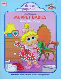 Baby Miss Piggy Deluxe Paper Doll 1991