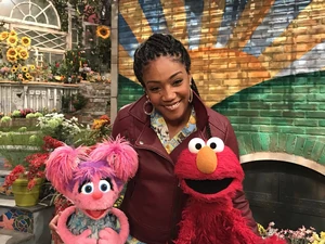 Tiffany Haddish with  and .